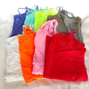 Lace Camisoles - Lot of 8